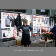 Poland - Election 1989 - Warsaw 4 june 1989